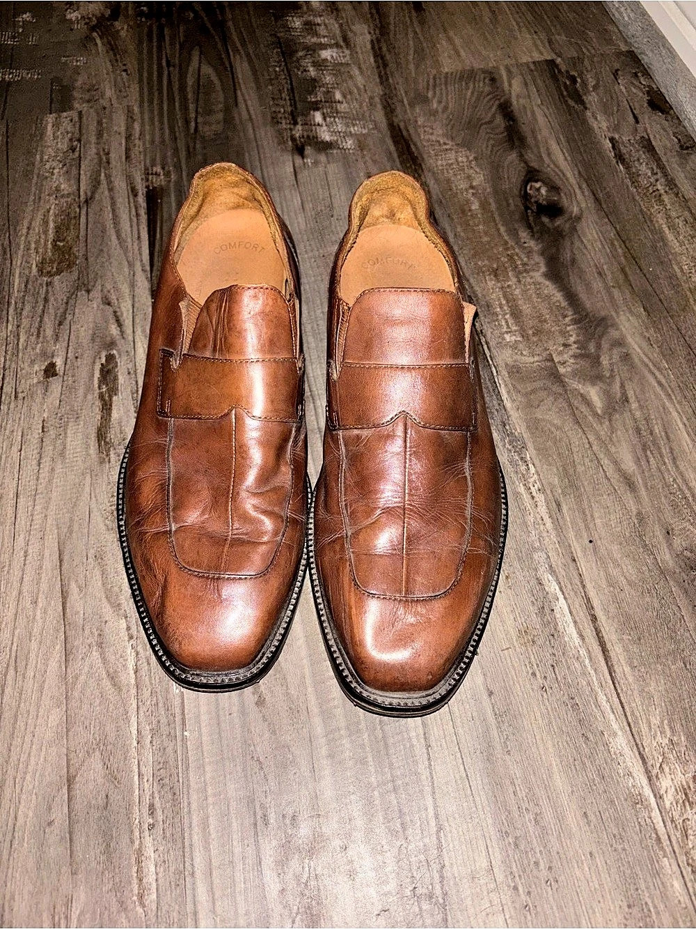 Rockport Comfort Leather Brown Loafers